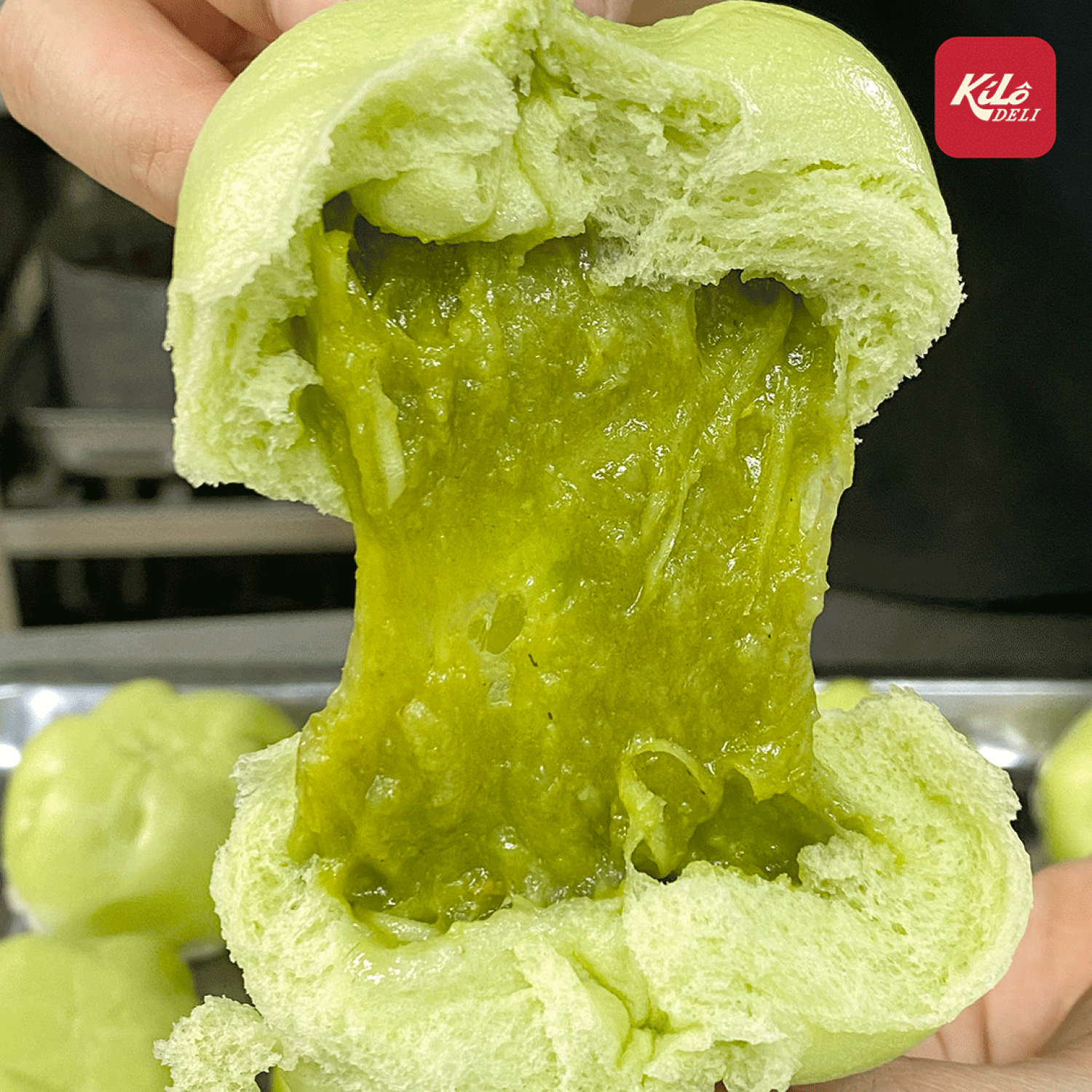 Bánh bao cốm non xào