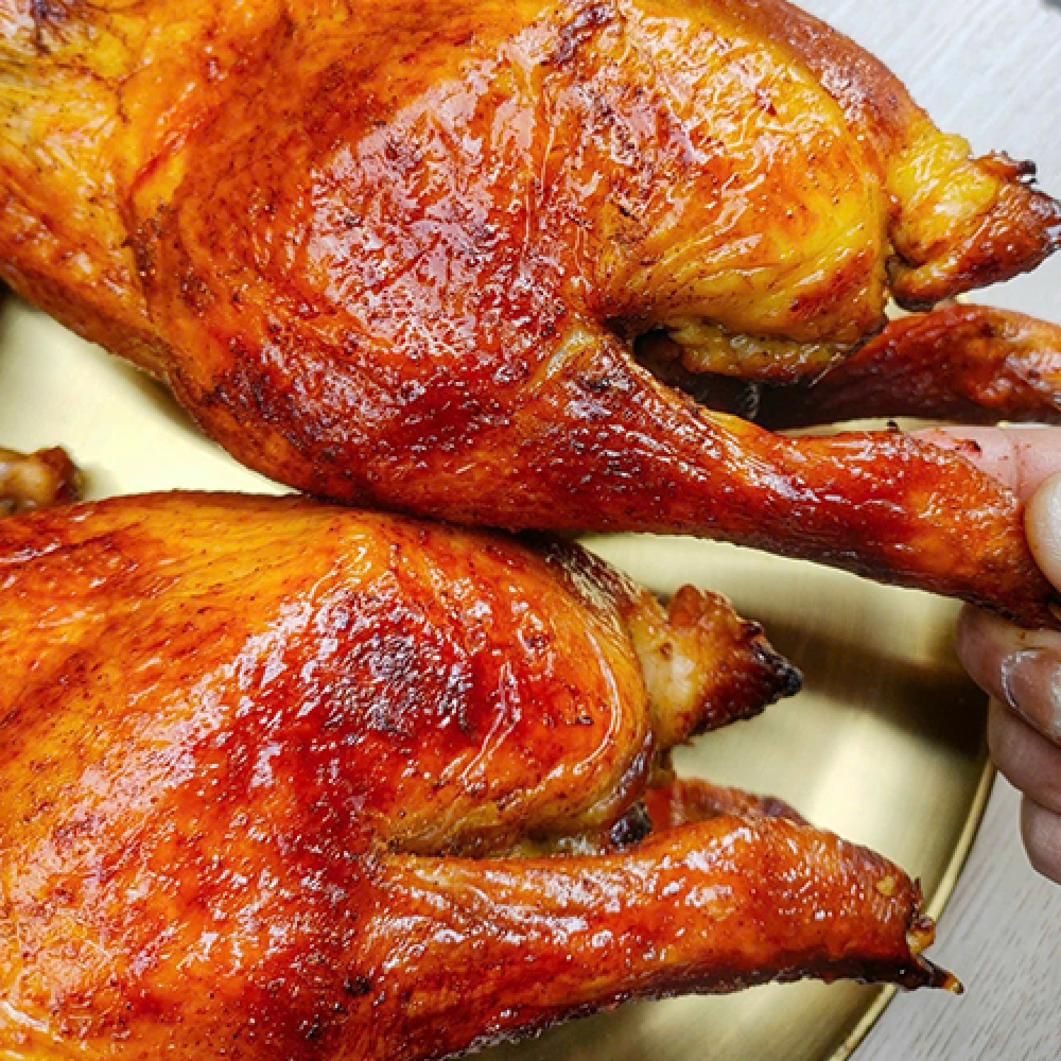 Gà ri quay mật mía size trung